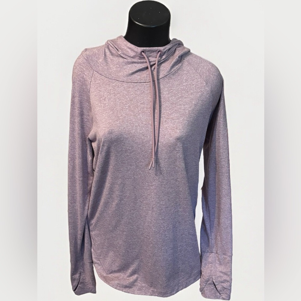 Athleta HOODIE SWEATSHIRT SIZE M Medium PURPLE EUC